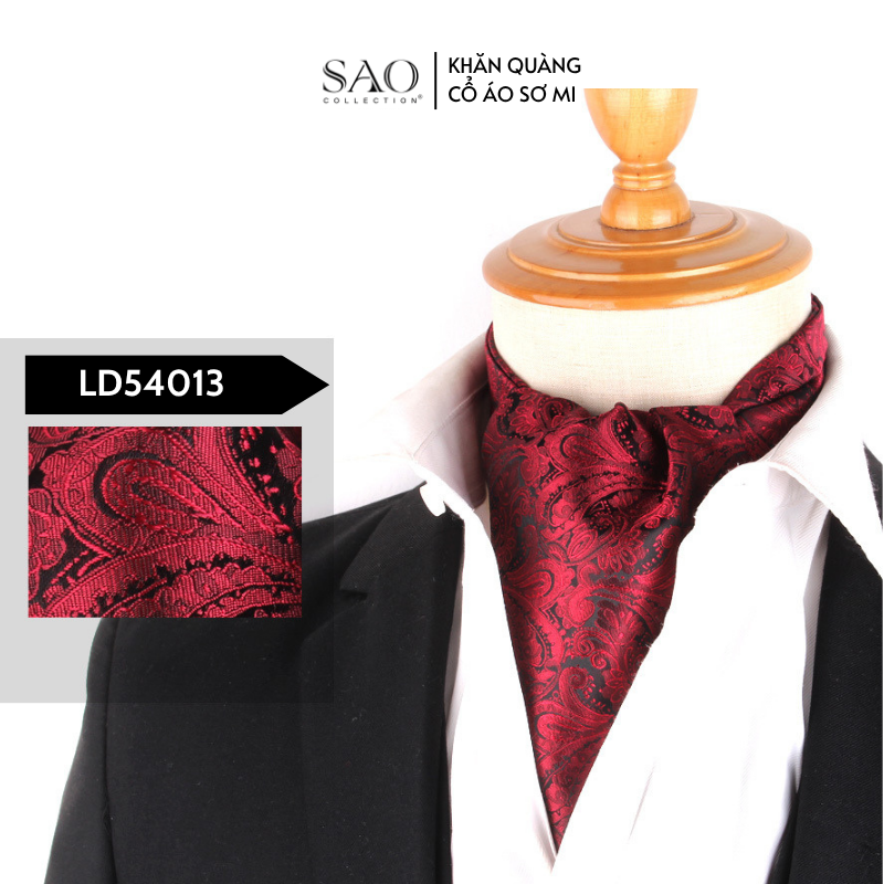 Khăn Ascot Nam – Khăn Quàng Cổ Áo Sơ Mi (LD54013)
