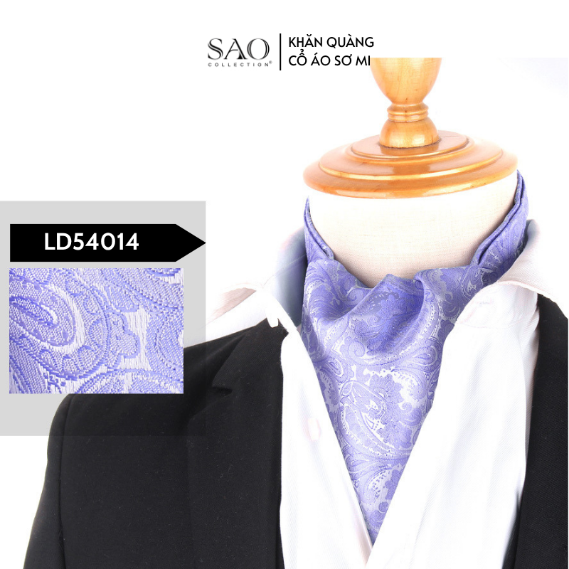 Khăn Ascot Nam – Khăn Quàng Cổ Áo Sơ Mi (LD54014)