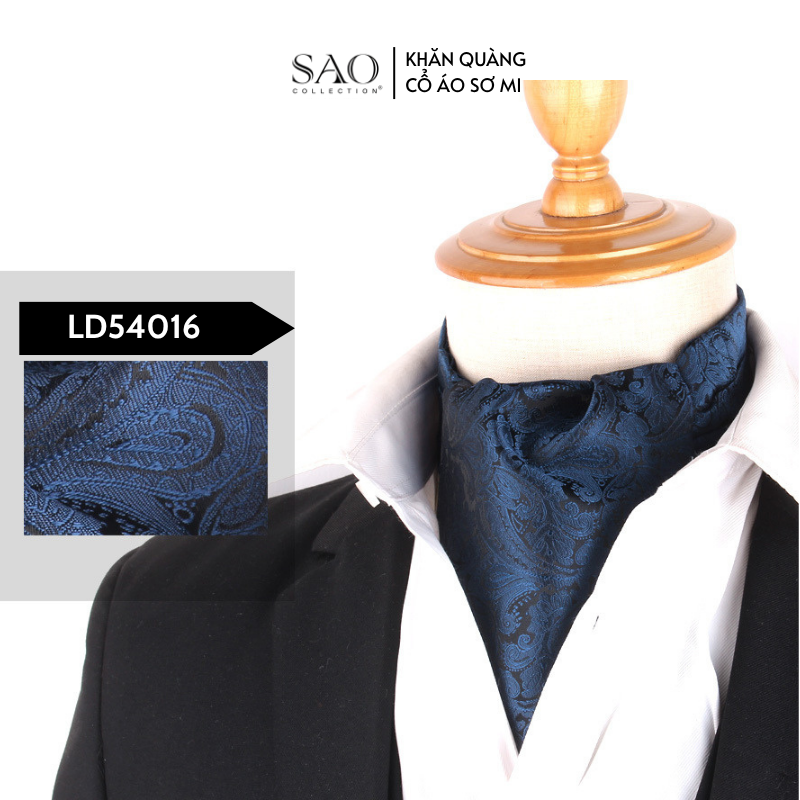 Khăn Ascot Nam – Khăn Quàng Cổ Áo Sơ Mi (LD54016)