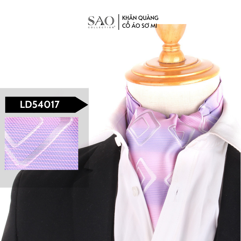 Khăn Ascot Nam – Khăn Quàng Cổ Áo Sơ Mi (LD54017)