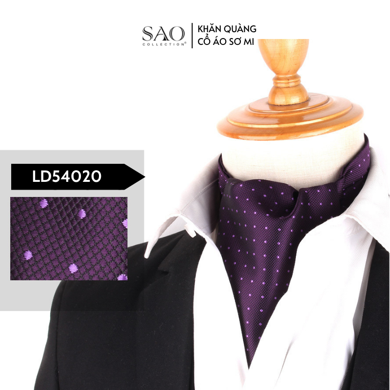 Khăn Ascot Nam – Khăn Quàng Cổ Áo Sơ Mi (LD54020)