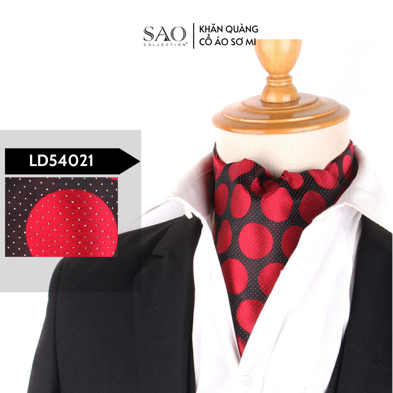 Khăn Ascot Nam – Khăn Quàng Cổ Áo Sơ Mi (LD54021)