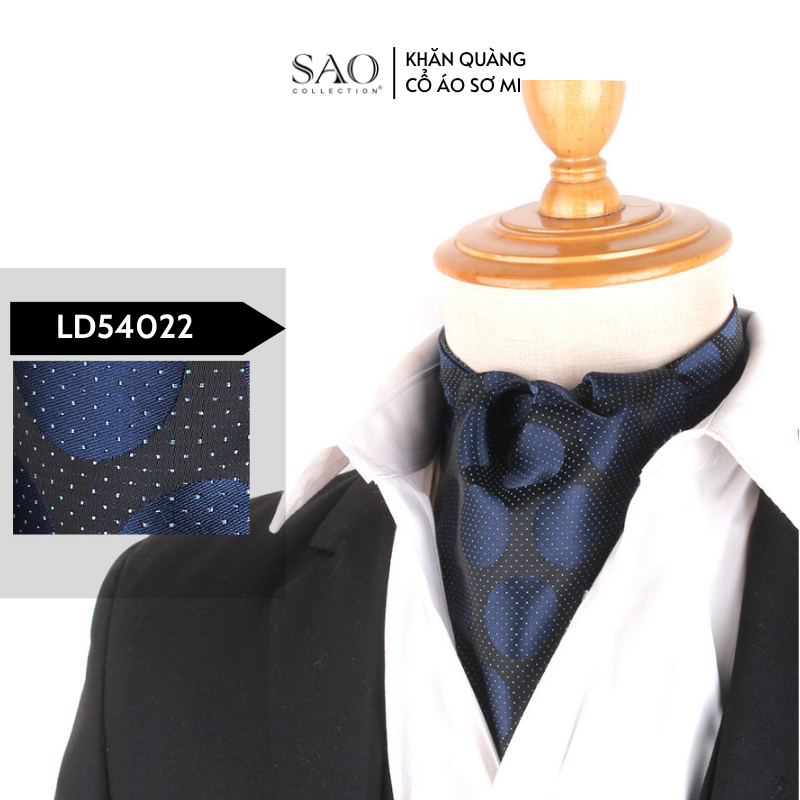 Khăn Ascot Nam – Khăn Quàng Cổ Áo Sơ Mi (LD54022)
