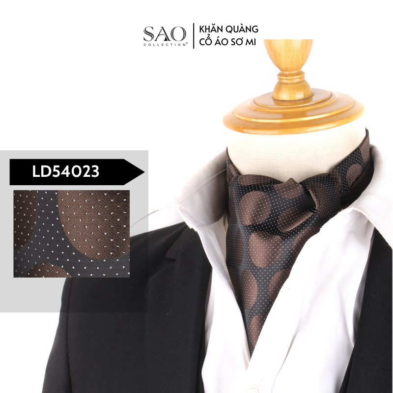 Khăn Ascot Nam – Khăn Quàng Cổ Áo Sơ Mi (LD54023)