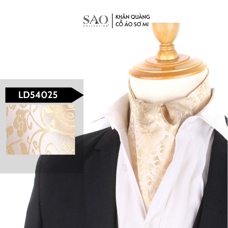 Khăn Ascot Nam – Khăn Quàng Cổ Áo Sơ Mi (LD54025)