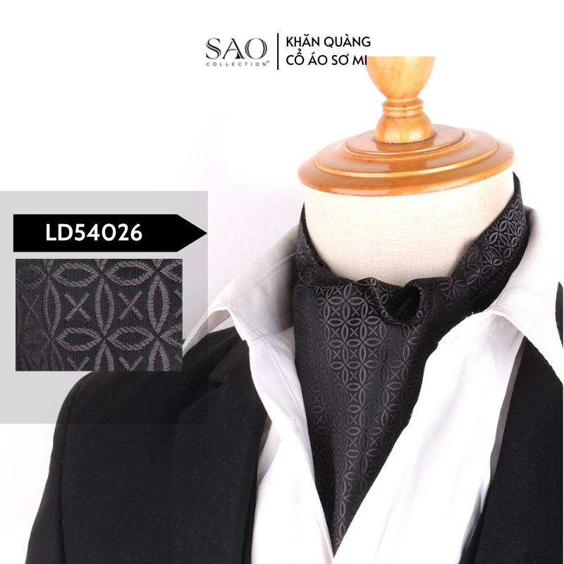 Khăn Ascot Nam – Khăn Quàng Cổ Áo Sơ Mi (LD54026)
