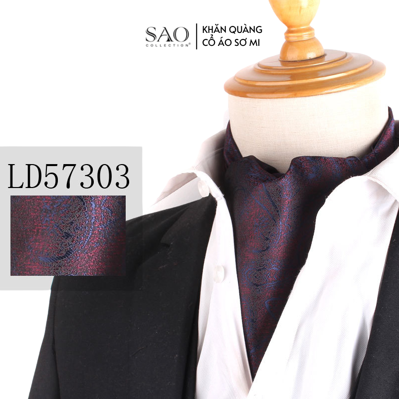 Khăn Ascot Nam – Khăn Quàng Cổ Áo Sơ Mi (LD57303)