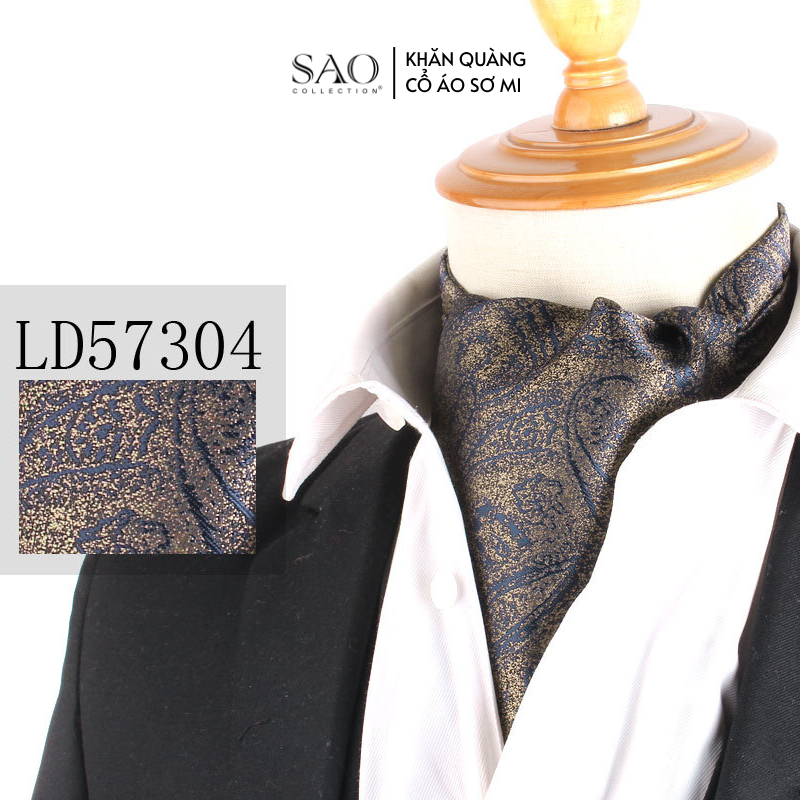 Khăn Ascot Nam – Khăn Quàng Cổ Áo Sơ Mi (LD57304)