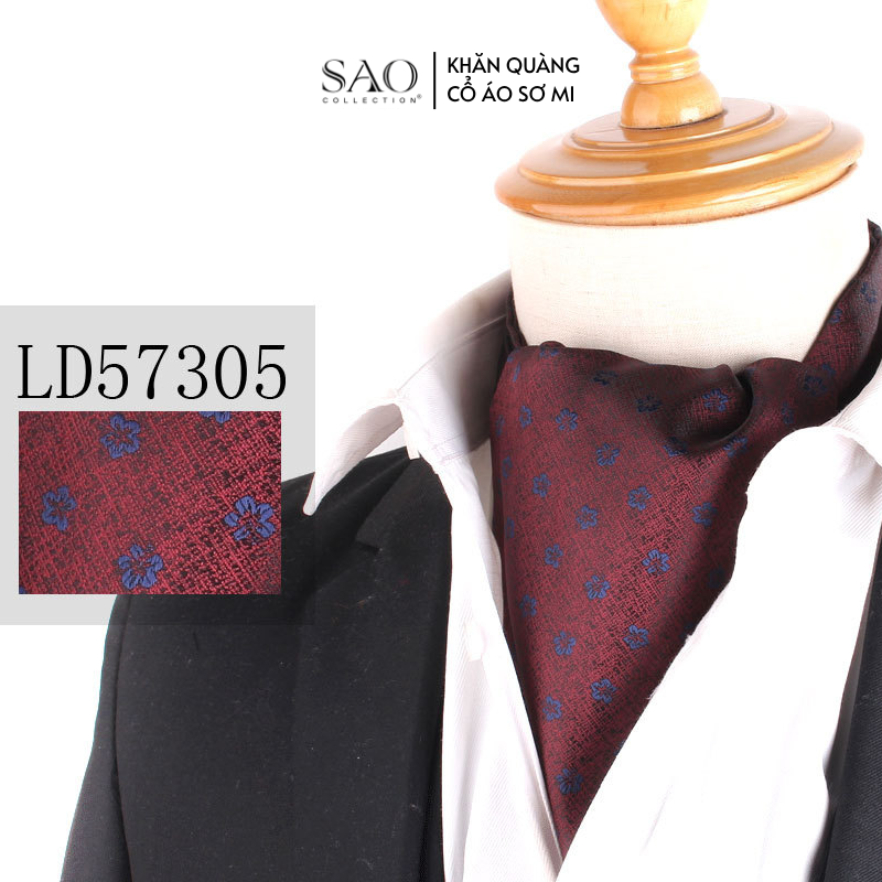 Khăn Ascot Nam – Khăn Quàng Cổ Áo Sơ Mi (LD57305)