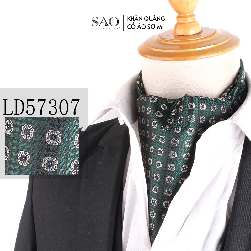 Khăn Ascot Nam – Khăn Quàng Cổ Áo Sơ Mi (LD57307)