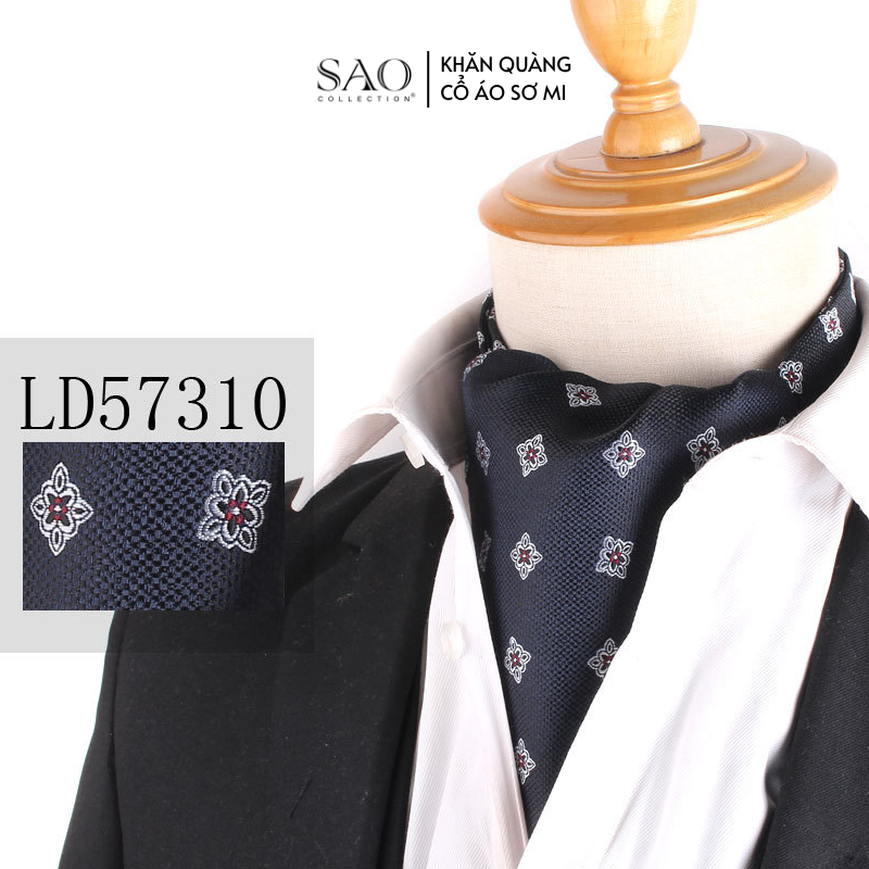 Khăn Ascot Nam – Khăn Quàng Cổ Áo Sơ Mi (LD57310)