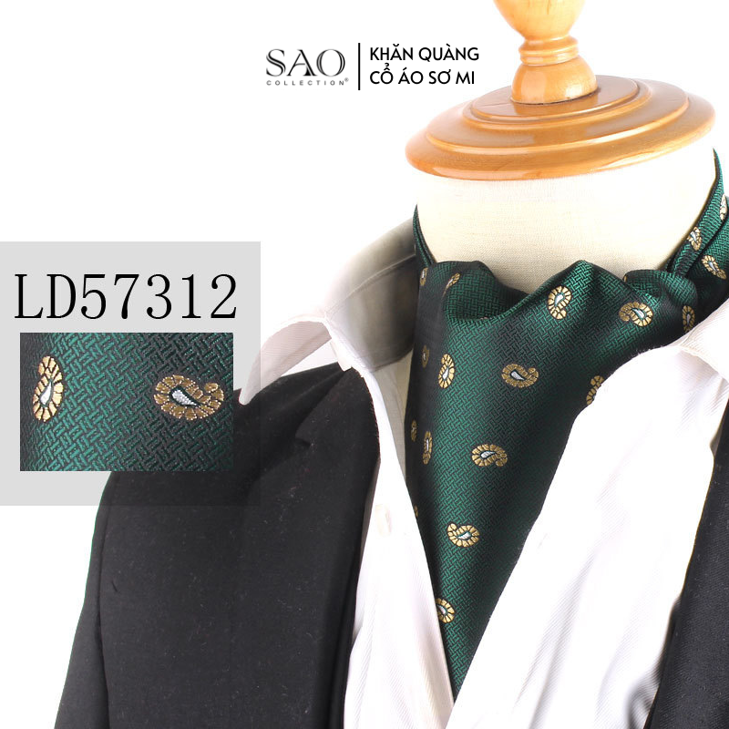 Khăn Ascot Nam – Khăn Quàng Cổ Áo Sơ Mi (LD57312)