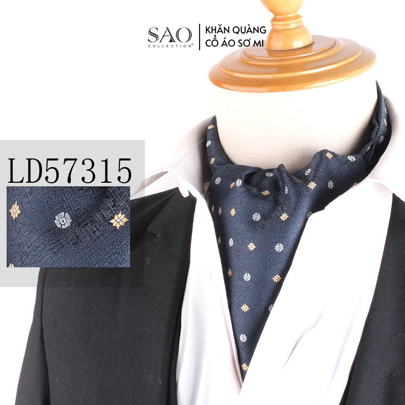 Khăn Ascot Nam – Khăn Quàng Cổ Áo Sơ Mi (LD57315)