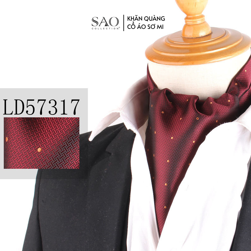 Khăn Ascot Nam – Khăn Quàng Cổ Áo Sơ Mi (LD57317)