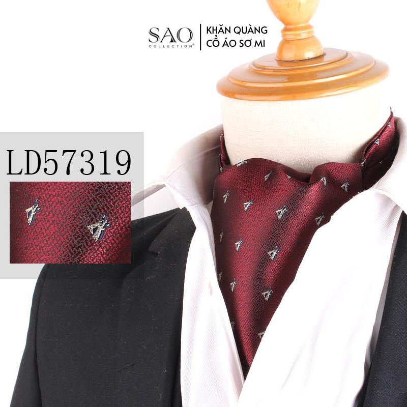 Khăn Ascot Nam – Khăn Quàng Cổ Áo Sơ Mi (LD57319)