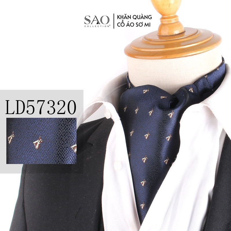 Khăn Ascot Nam – Khăn Quàng Cổ Áo Sơ Mi (LD57320)
