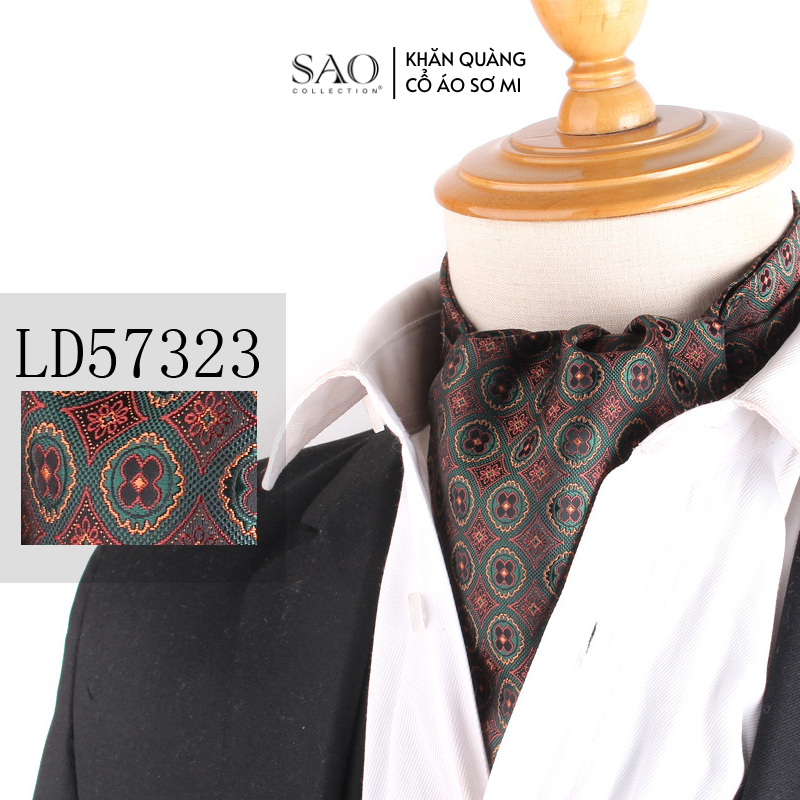 Khăn Ascot Nam – Khăn Quàng Cổ Áo Sơ Mi (LD57323)