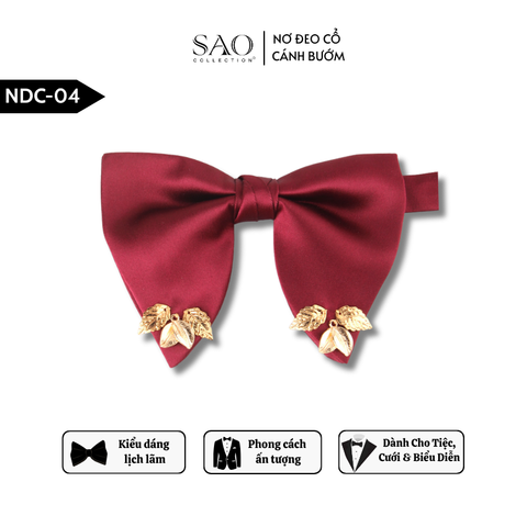 Nơ Đeo Cổ Nam Lịch Lãm – Nơ Cánh Bướm Nam Kiểu Dáng Lịch Lãm Dành Cho Tiệc Cưới & Biểu Diễn (NDC04)
