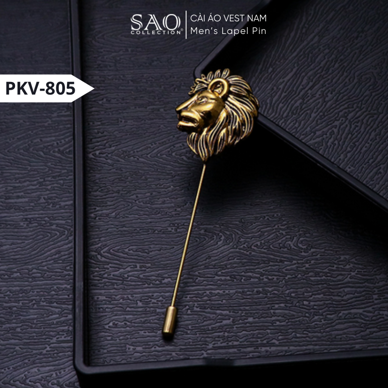 Trâm Cài Ve Áo Thời Trang | Ghim Cài Áo Vest Nam | Phụ Kiện Suit, Áo Khoác Nam Lịch Lãm Sang Trọng (PKV805)