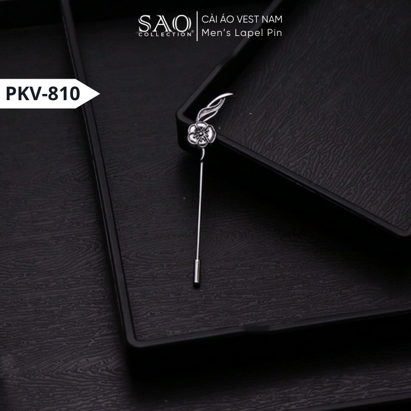 Trâm Cài Ve Áo Thời Trang | Ghim Cài Áo Vest Nam | Phụ Kiện Suit, Áo Khoác Nam Lịch Lãm Sang Trọng (PKV810)