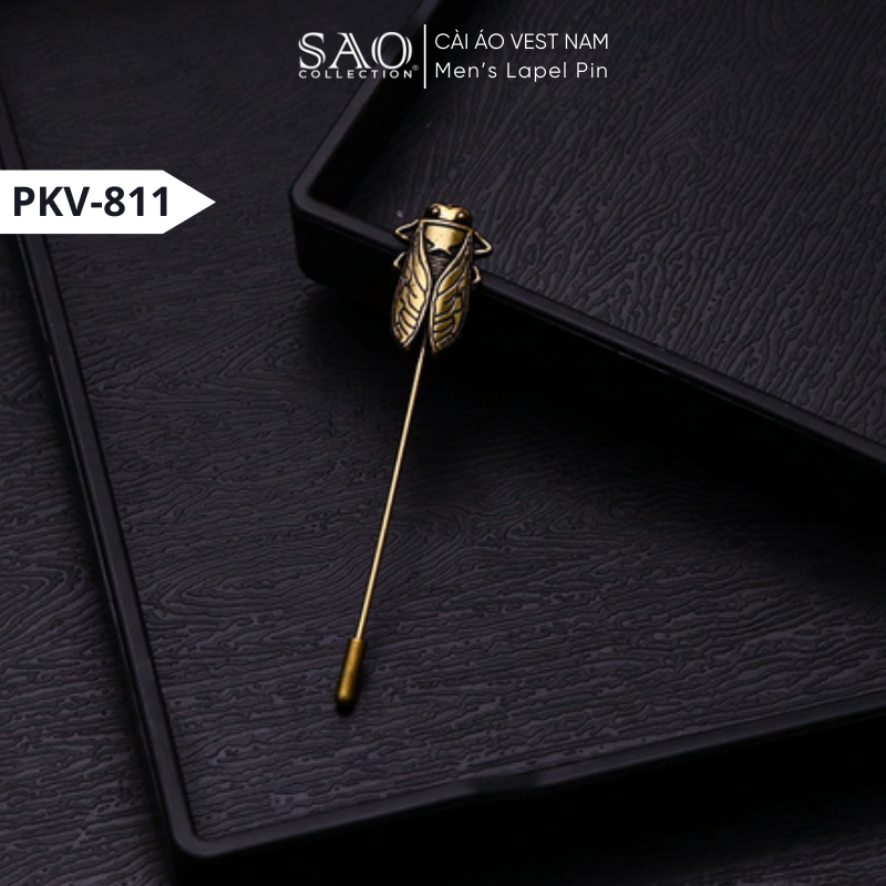 Trâm Cài Ve Áo Thời Trang | Ghim Cài Áo Vest Nam | Phụ Kiện Suit, Áo Khoác Nam Lịch Lãm Sang Trọng (PKV811)