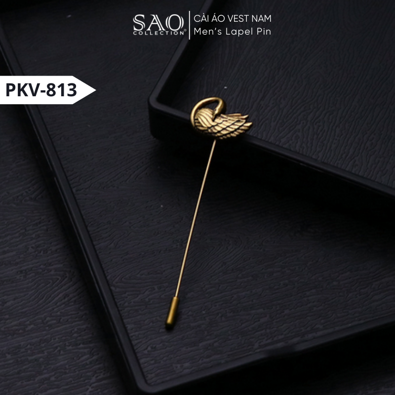 Trâm Cài Ve Áo Thời Trang | Ghim Cài Áo Vest Nam | Phụ Kiện Suit, Áo Khoác Nam Lịch Lãm Sang Trọng (PKV813)