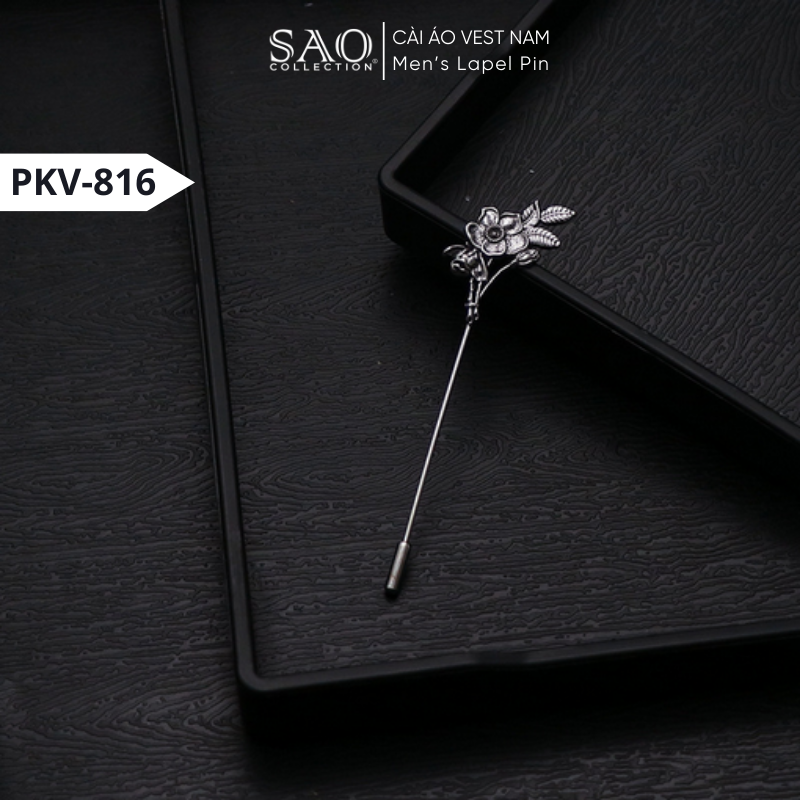 Trâm Cài Ve Áo Thời Trang | Ghim Cài Áo Vest Nam | Phụ Kiện Suit, Áo Khoác Nam Lịch Lãm Sang Trọng (PKV816)