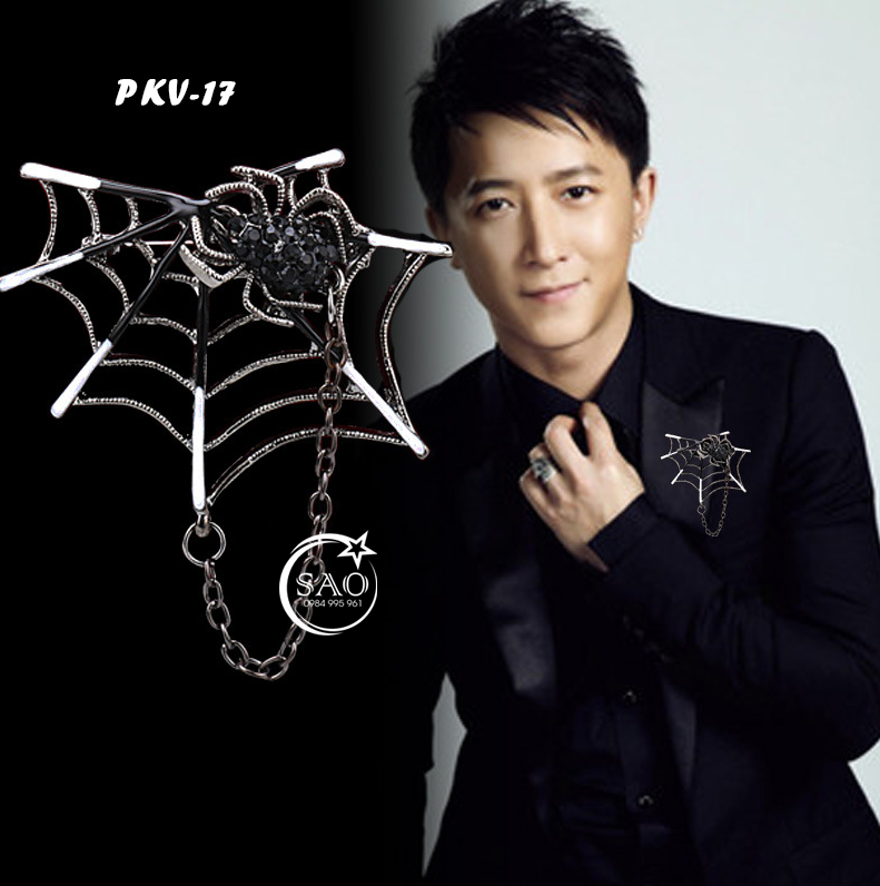 Cài Áo Vest Nam Tua Rua Dây Xích Cao Cấp – Ghim Cài Ve Áo Suit Sang Trọng, Tôn Phong Cách Quý Ông (PKV17)