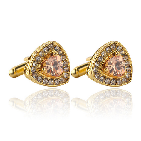 Khuy Măng Sét Nam Pha Lê Khảm Đá – Tinh Tế, Sang Trọng, Nam Tính (KMS02M1)