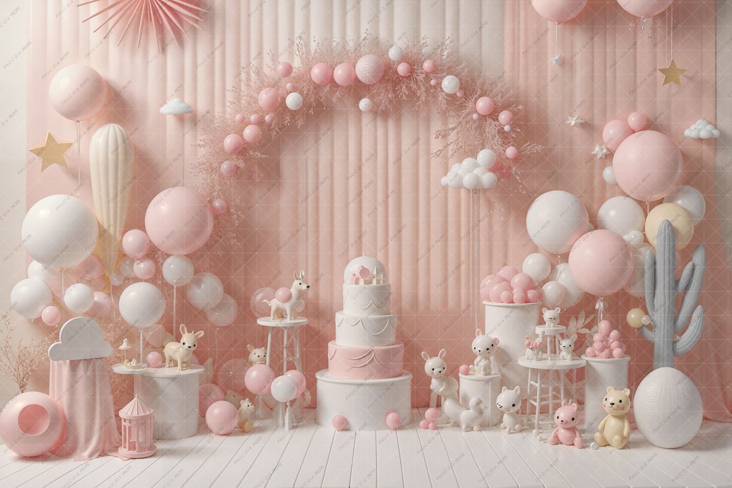  Phông Nền Sinh Nhật - BB124 