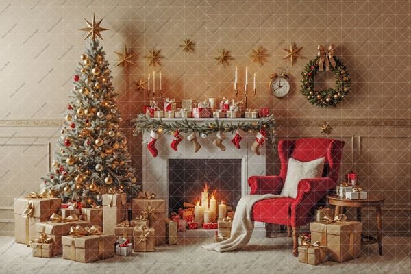  Phông Nền Giáng Sinh BB373 