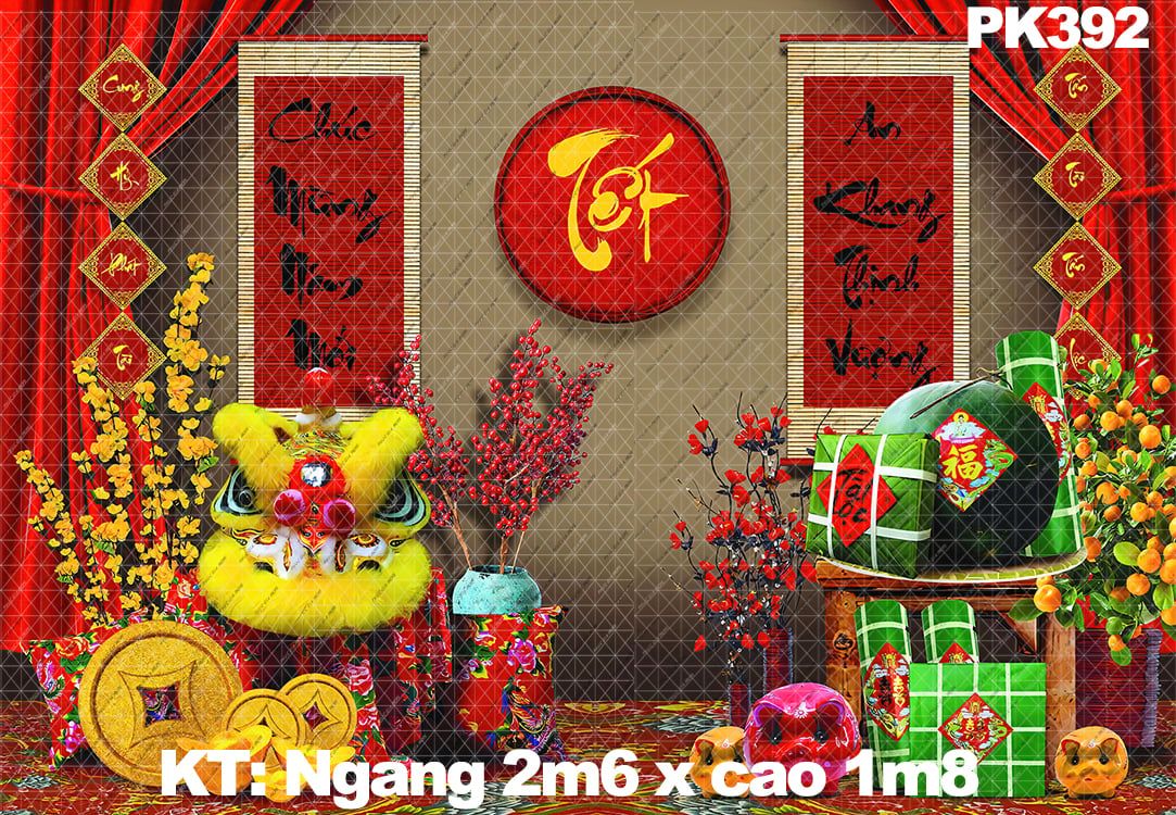  Phông Tết  PK392 