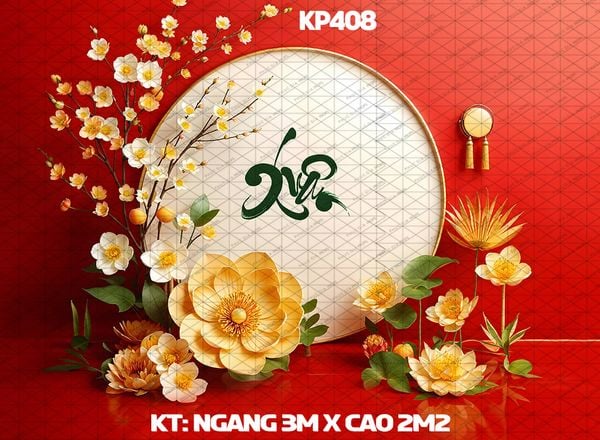  Phông Tết Decor KP408 