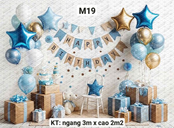  Phông Nền Sinh Nhật KHỔ LỚN - M19 