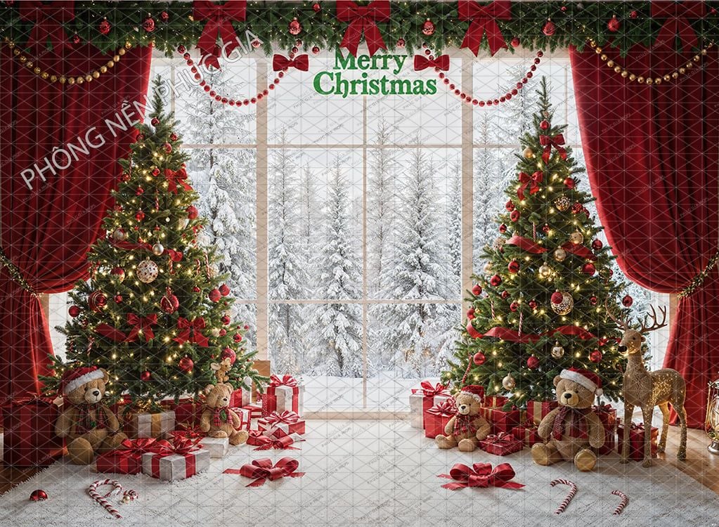  Phông 5D Trang Trí Giáng Sinh - N17 