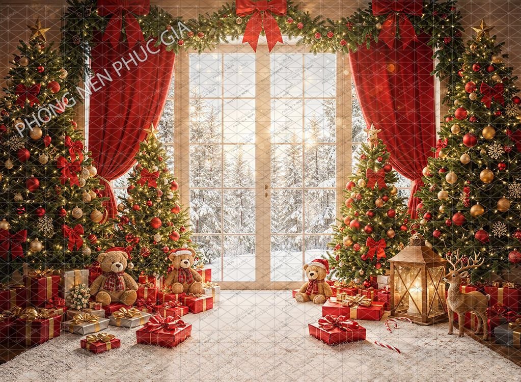  Phông 5D Trang Trí Giáng Sinh - N20 