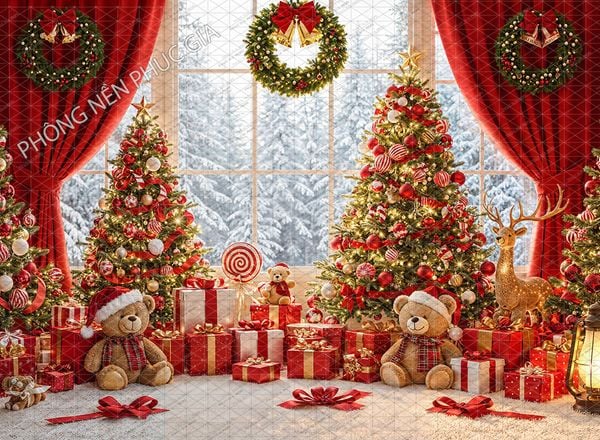  Phông 5D Trang Trí Giáng Sinh - N30 