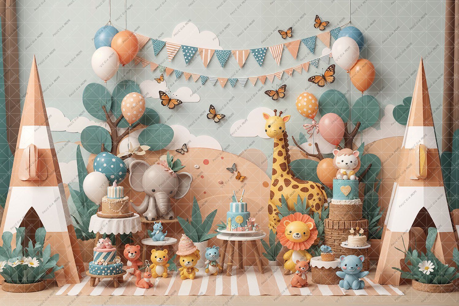  Phông Nền Sinh Nhật - BB114 