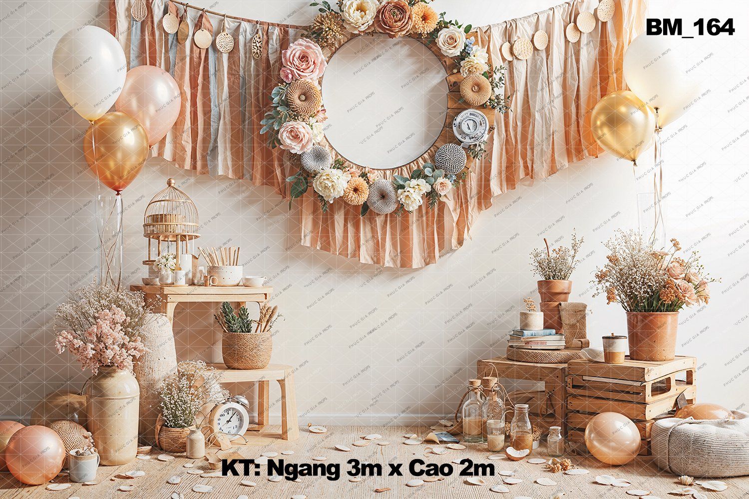  Phông Nền Sinh Nhật - BM164 