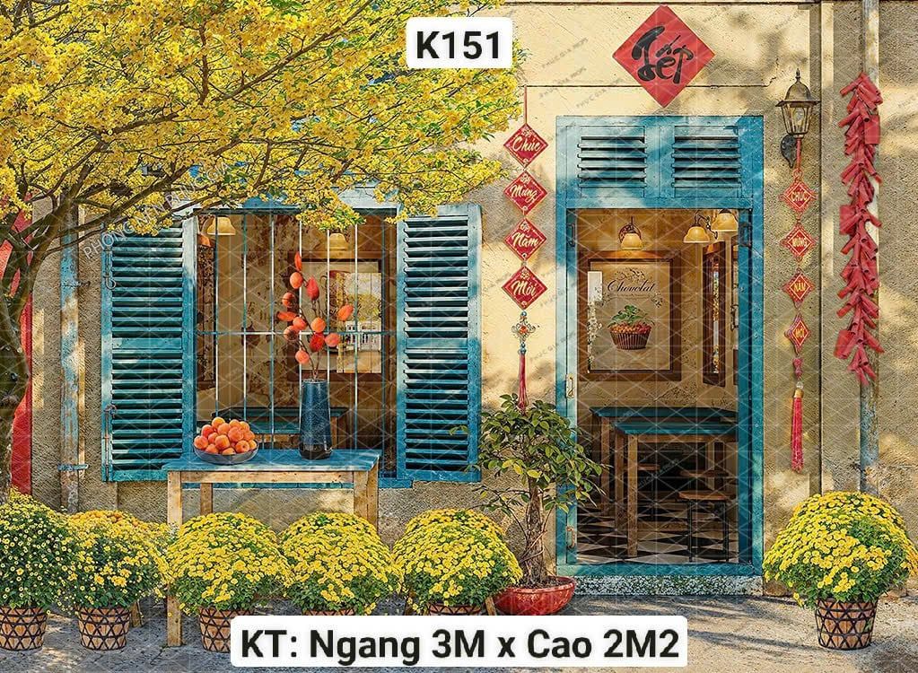  Phông Tết Decor K151 
