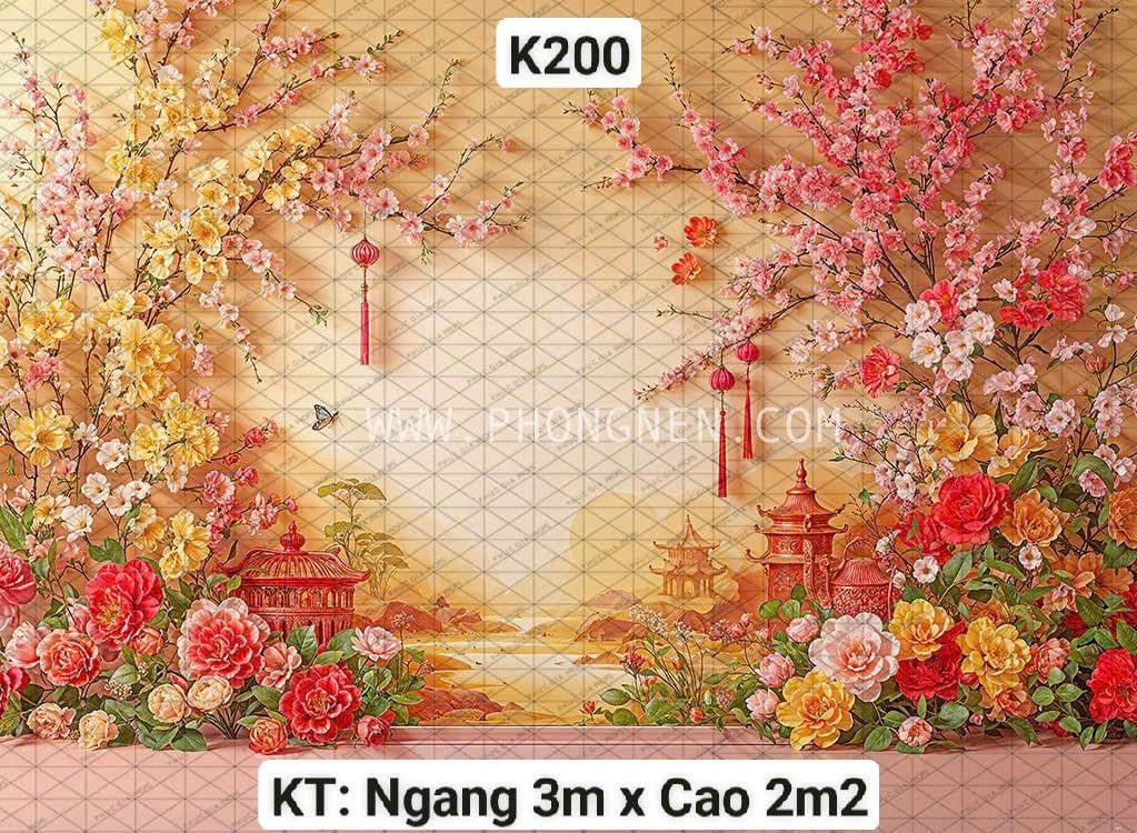  Phông Tết Decor K200 