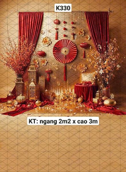  Phông Tết Decor K330 