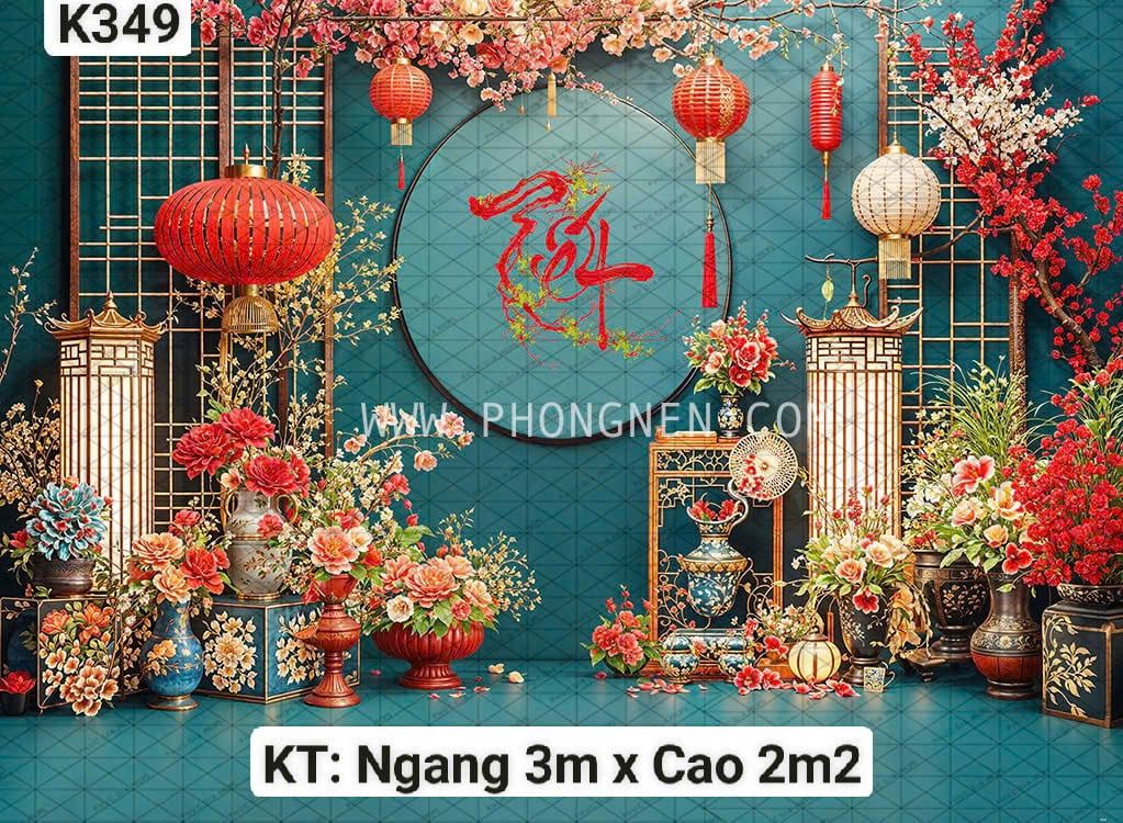  Phông Tết Decor K349 