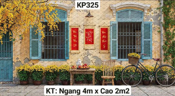  Phông Tết Decor KP325 - Size 4M 