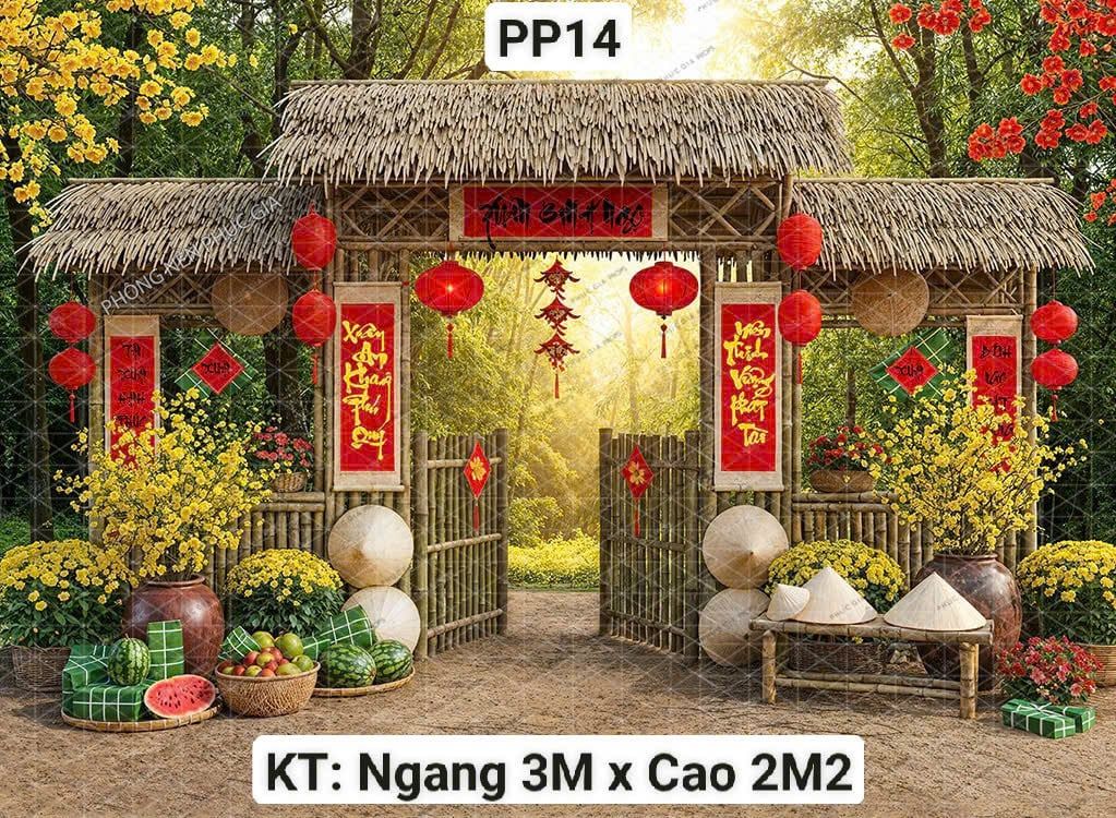  Phông Tết Decor PP14 