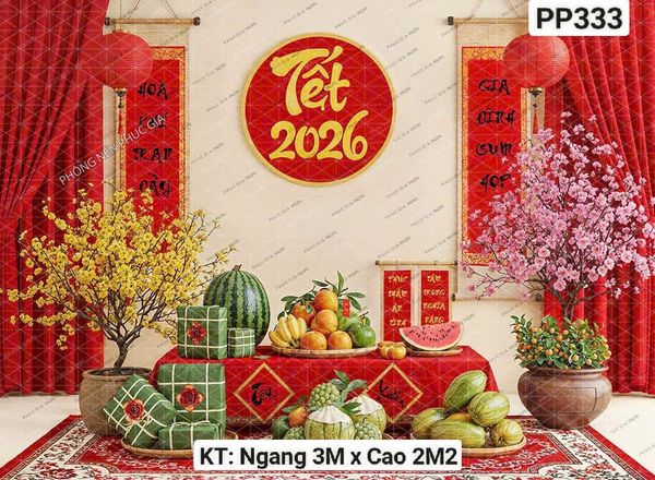  Phông Tết Decor PP333 