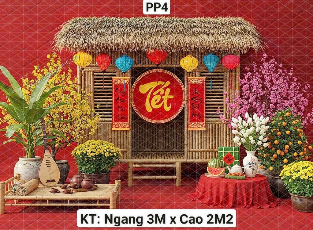  Phông Tết Decor PP4 