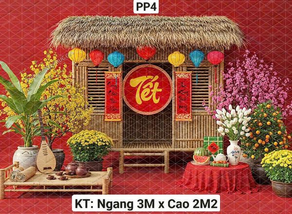  Phông Tết Decor PP4 