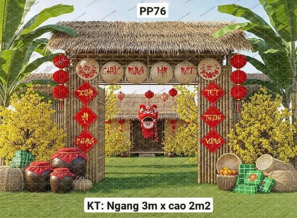  Phông Tết Decor PP76 