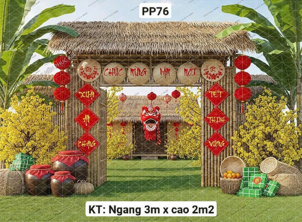  Phông Tết Decor PP76 